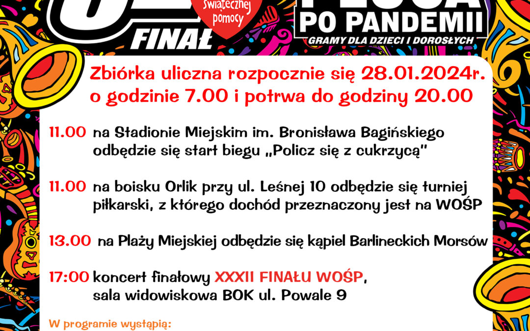 Finał WOŚP – program