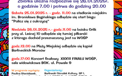 XXXIII FINAŁ WIELKIEJ ORKIESTRY ŚWIĄTECZNEJ POMOCY – PROGRAM