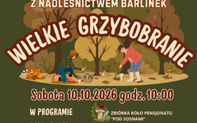 WIELKIE GRZYBOBRANIE – Jesienny Rajd Nordic Walking z Nadleśnictwem Barlinek